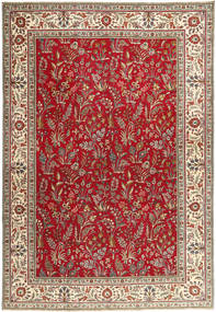 Orientalisk Tabriz Patina Matta 243X343 Röd/Beige Ull, Persien/Iran Carpetvista