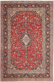  237X363 Kashan Patina Szőnyeg Piros/Bézs Perzsia/Irán
 Carpetvista