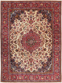  Tabriz Patine Tepih 286X380 Vintage Perzijski Vuneni Crvena/Tamno Crvena Veliki Sag Carpetvista