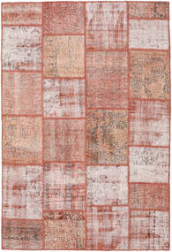 Patchwork Teppich 157X231 Beige/Orange Wolle, Türkei Carpetvista