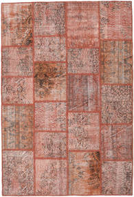絨毯 パッチワーク 159X234 茶色/レッド (ウール, トルコ)