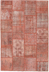 Tapete Patchwork 160X234 Vermelho/Laranja (Lã, Turquia)