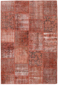 Patchwork Rug 158X234 Red Wool, Turkey Carpetvista