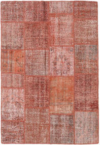 Patchwork Teppich 158X231 Rot/Orange Wolle, Türkei Carpetvista