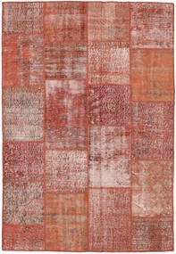  Patchwork Rug 160X230 Wool Red/Orange Carpetvista
