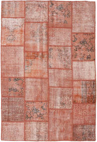 157X234 Tappeto Patchwork Moderno Arancione/Rosso (Lana, Turchia) Carpetvista