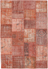 Tapete Patchwork 158X230 Vermelho/Laranja (Lã, Turquia)