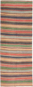 絨毯 ペルシャ キリム 160X442 廊下 カーペット レッド/ベージュ (ウール, ペルシャ/イラン)
