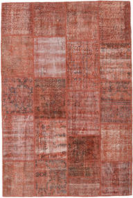  Patchwork Rug 158X235 Wool Red Small Carpetvista