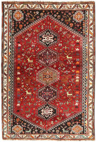  175X258 Medalhão Shiraz Tapete Lã, Carpetvista