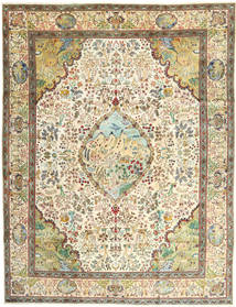  Orientalisk Tabriz Matta 289X373 Stor Ull, Persien/Iran