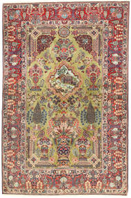 137X215 Tapete Kashan Fine Antik Oriental (Lã, Pérsia/Irão)