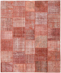  Patchwork Rug 252X302 Wool Red Large Carpetvista