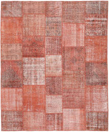  Patchwork Rug 252X301 Wool Red/Light Pink Large Carpetvista