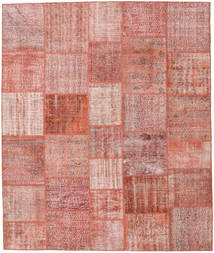 Patchwork Rug 251X298 Red/Light Pink Large Wool, Turkey Carpetvista