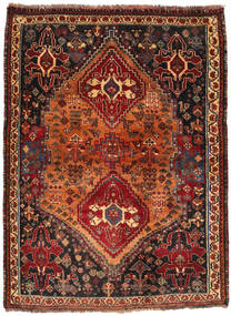  120X163 Medallion Small Qashqai Rug Wool, Carpetvista