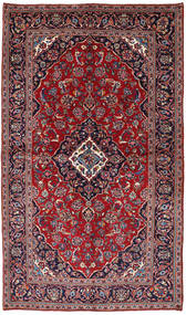  147X258 Kashan Szőnyeg Piros/Szürke Perzsia/Irán
 Carpetvista