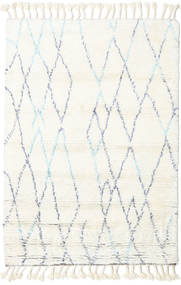  120X180 Small Rana Rug - Off White/Blue Wool, 