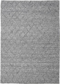 Rut 250X350 Grande Cinza Escuro Quadrado Tapete Lã