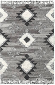  200X300 Inka Teppich - Schwarz/Weiß Wolle