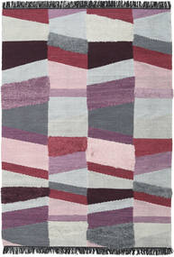  200X300 Geometric Viola Rug - Purple Wool