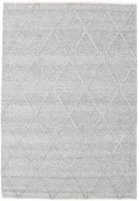 Svea 140X200 Small Silver Grey/Light Grey Plain (Single Colored) Wool Rug