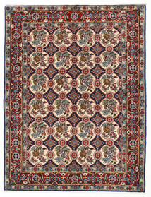  Varamin Rug 150X196 Persian Wool Red/Dark Red Small Carpetvista