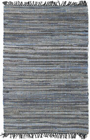 Sonja Denim 100X160 小 ブルー/ブラック ジュートラグ 絨毯
