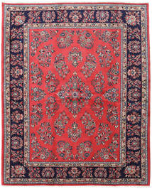  Sarouk Rug 200X246 Persian Wool Red/Grey Carpetvista