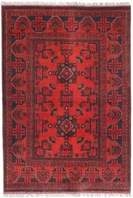  Orientalsk Afghan Khal Mohammadi Tæppe 101X147 Rød/Mørkerød Uld, Afghanistan Carpetvista