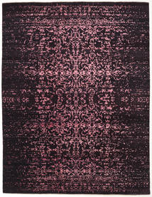 Damask Indisch Teppich 237X308 Dunkelrosa/Rosa Wolle, Indien Carpetvista