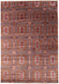 170X241 絨毯 Damask インド モダン レッド/茶色 (ウール, インド) Carpetvista