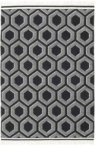 絨毯 Opti - ブラック/ホワイト 170X240 ブラック/ホワイト ( インド)