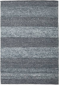 Folke 160X230 Blue Striped Wool Rug