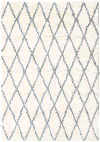  Wool Rug 140X200 Queens Off White/Grey Small