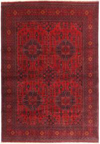  Orientalischer Afghan Khal Mohammadi Teppich 201X290 Dunkelrot/Rot Wolle, Afghanistan Carpetvista