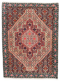 76X100 絨毯 センネ オリエンタル レッド/茶色 (ウール, ペルシャ/イラン) Carpetvista