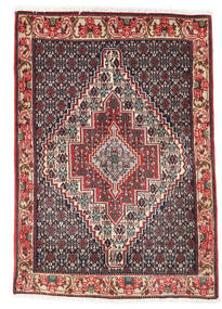 Tapete Persa Senneh 75X104 Vermelho/Vermelho Escuro (Lã, Pérsia/Irão)