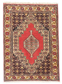  Persischer Senneh Teppich 71X98 Braun/Beige (Wolle, Persien/Iran)