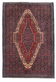 73X105 絨毯 センネ オリエンタル レッド/ダークパープル (ウール, ペルシャ/イラン) Carpetvista