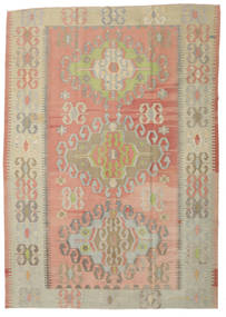  Orientalischer Kelim Halbantik Türkei Teppich 198X284 Wolle, Türkei Carpetvista