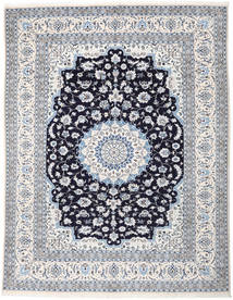 304X392 Alfombra Oriental Nain Gris/Gris Claro Grande (Lana, Persia/Irán) Carpetvista