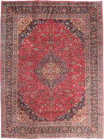  Persischer Maschad Teppich 295X395 Rot/Dunkelrot Carpetvista