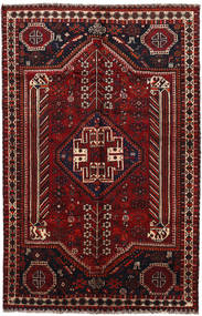  Perzisch Shiraz Vloerkleed 159X243 Donkerrood/Rood Carpetvista