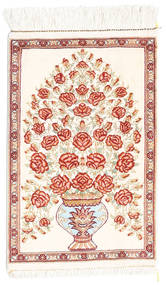  30X40 Ghom Silkki Matot Matto Persia/Iran Carpetvista
