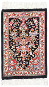  30X40 Qum Silk Rug Persia/Iran Carpetvista
