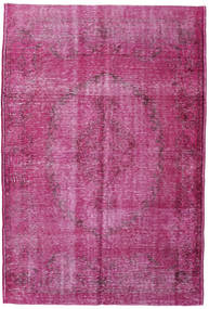  185X274 Colored Vintage Rug Pink/Dark Pink Turkey Carpetvista