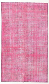 Colored Vintage Rug 148X255 Pink/Beige Wool, Turkey Carpetvista