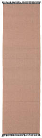 Purity インドア/アウトドア用ラグ 洗える 70X250 小 ラストレッド 単色 細長 絨毯