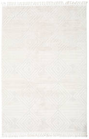  240X340 Μονόχρωμο Μεγάλο Taj Χαλι - Κρέμα Λευκό 